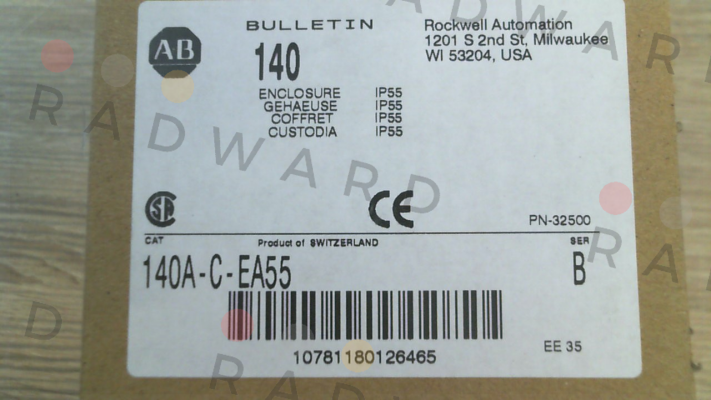 140A-C-EA55 Allen Bradley (Rockwell)