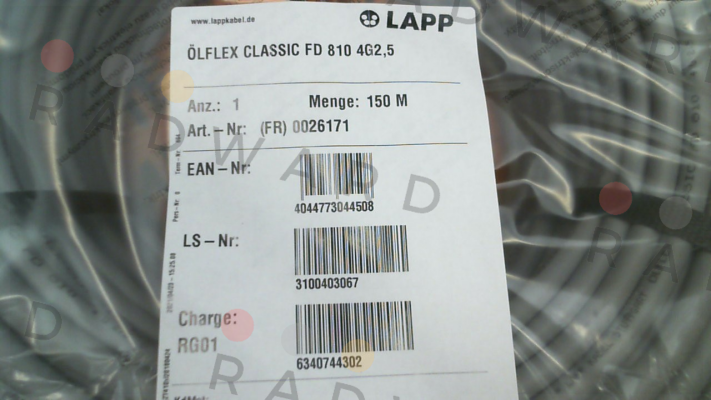 0026171 Lapp Kabel