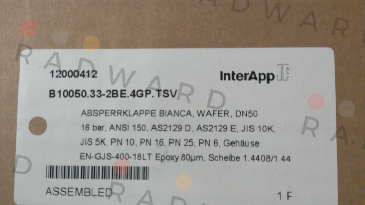 B10050.33-2BE.4GP.TSV InterApp