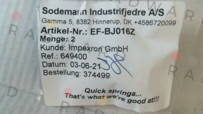 EF-BJ016Z Sodemann