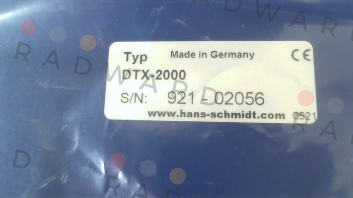 DTX-2000 Hans Schmidt