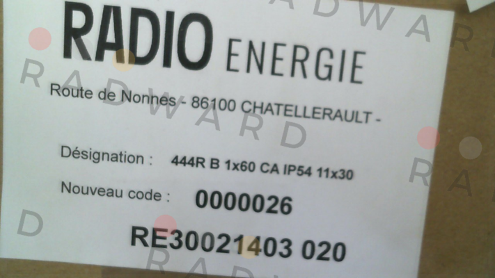 PRE0042 // REO444R1B0,06CA Radio Energie