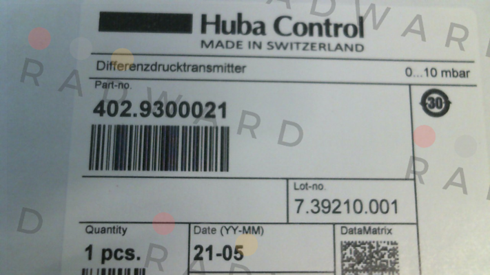 402.9300021 Huba Control