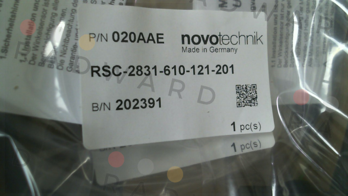 RSC 2831-610-121-201 Novotechnik