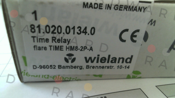 81.020.0134.0 / FLARE TIME HM8-2P-A Wieland Electric