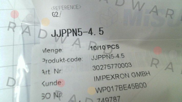 JJPPN5-4.5 Misumi