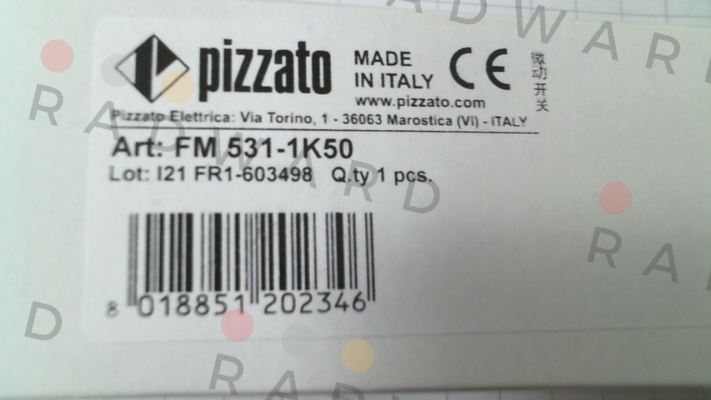 FM 531-1K50 Pizzato Elettrica