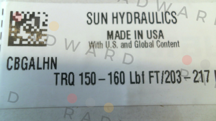 CBGALHN Sun Hydraulics