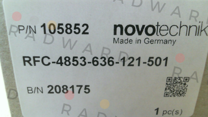 RFC-4853-636-121-501 Novotechnik