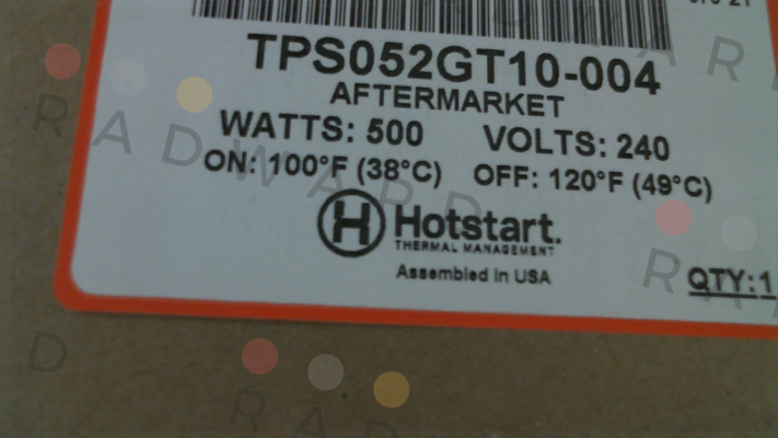 TPS052GT10-004 Hotstart