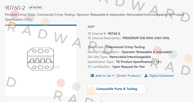 90760-2 TE Connectivity (Tyco Electronics)