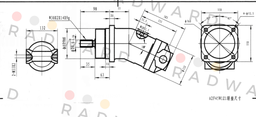 (4867868)  A2F45W1P2  Rexroth