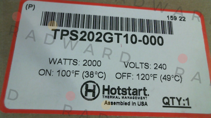 TPS202GT10-000 Hotstart