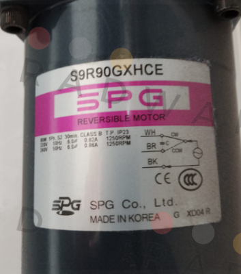 S9R90GXHCE Spg Motor