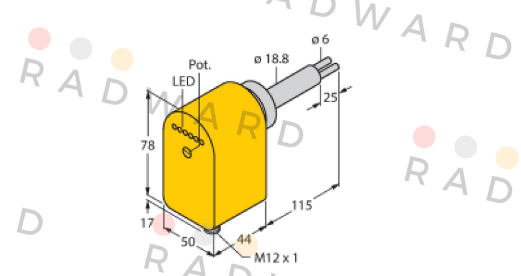 FCS-HA2P-LIX-H1141/AL115 Turck