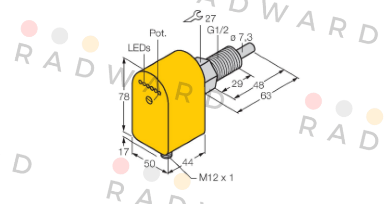 FCS-GL1/2A4P-LIX-H1141/V300 Turck