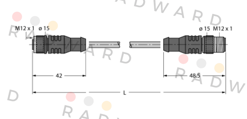 p/n: 8035246, Type: RK4.5T-50-RS4.5T/S2500 Turck