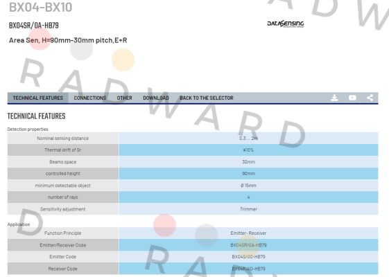 BX04SR/0A-HB79 Micro Detectors / Diell
