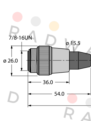 RSV-RKV-FBY49OG-85M/5D Turck