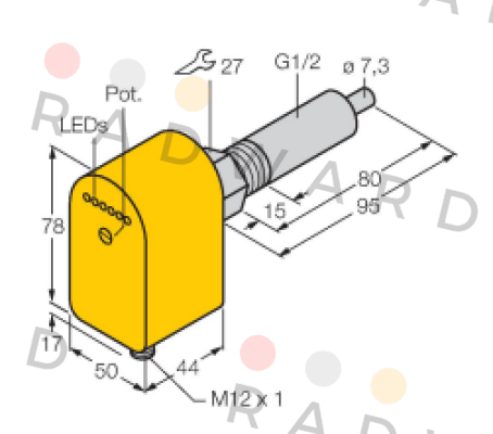 FCS-G1/2A4P-AP8X-H1141/L080 Turck