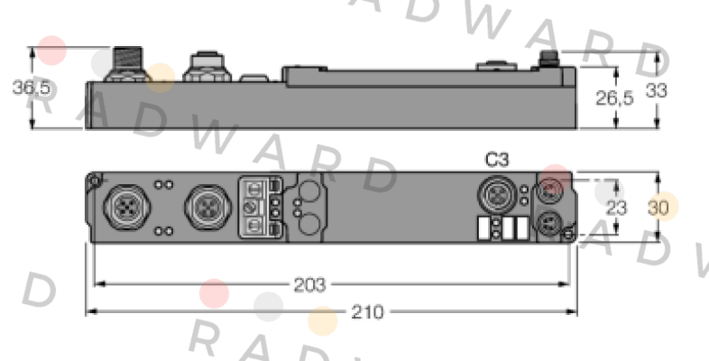 p/n: 6824447, Type: SDPB-10S-1003 Turck