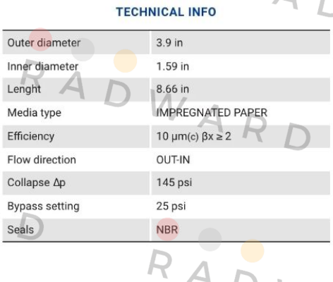 R140C10B Filtrec