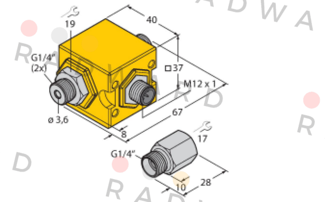 FCIC-G1/4A4P-PL-H1141/2.0 Turck