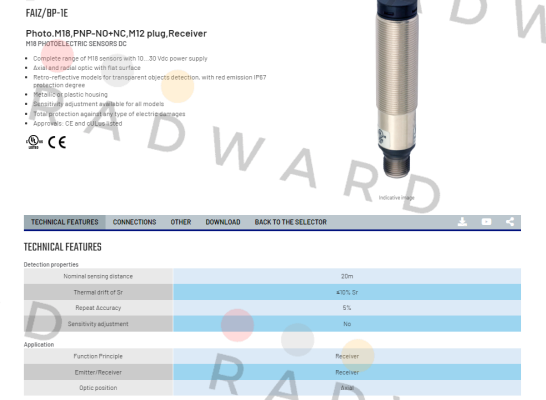 FAIZ/BP-1E Micro Detectors / Diell