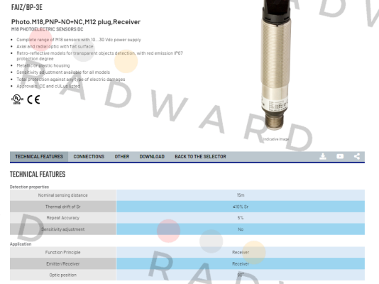 FAIZ/BP-3E Micro Detectors / Diell