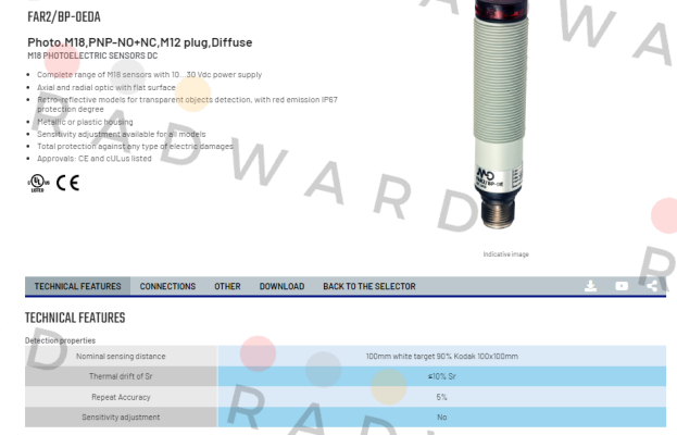 FAR2/BP-0EDA Micro Detectors / Diell