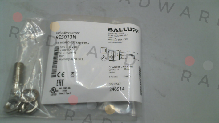 BES013N / BES M08EC-PSC15B-S49G Balluff