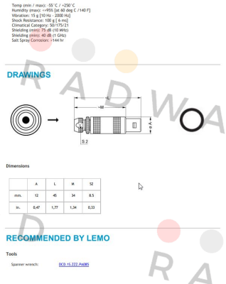 FFB.1S.250.CTAC42 Lemo