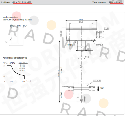 Nr. 6816105269 Type MAA-713 LSS 0699 Bernstein