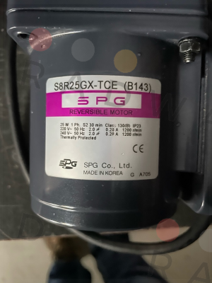 S8R25GX-TCE (B143) Spg Motor