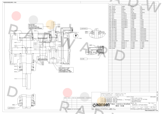 U65-V190L00 Hansen