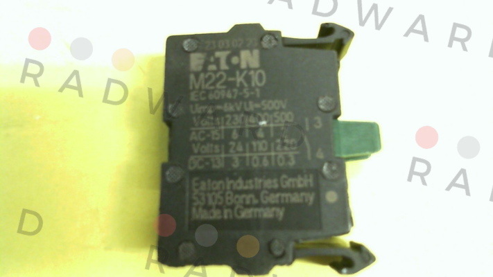 p/n: 216376, Type: M22-K10 Moeller (Eaton)