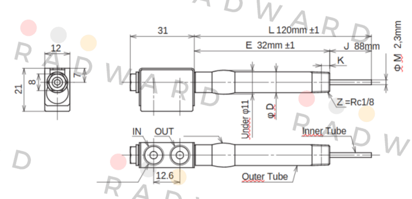 JC-KRM-10-L120-E32-J88-M2.3 Ahresty-tec