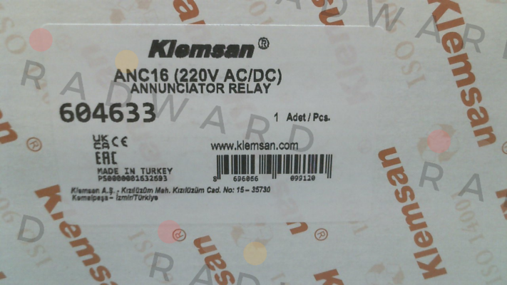 ANC16 -220 /  604633 Klemsan