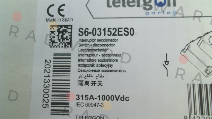 S6-03152ES0 Telergon