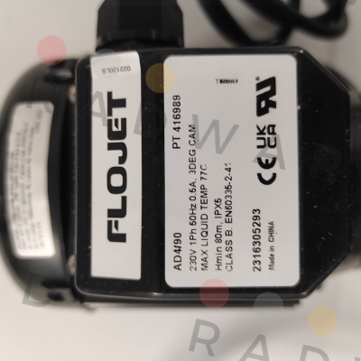 416989 / AD4/90 Flojet Pump