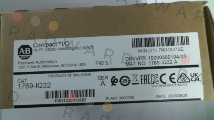 1769-IQ32 Allen Bradley (Rockwell)