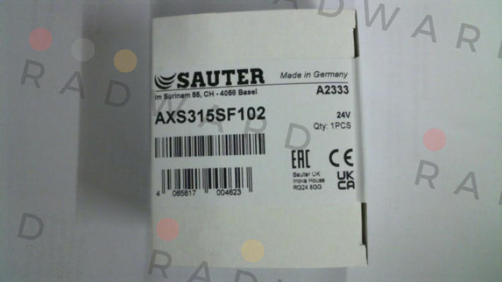 AXS315SF102 Sauter