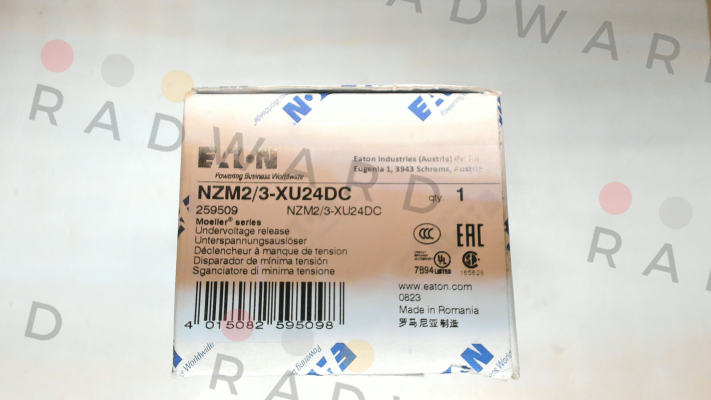 p/n: 259509, Type: NZM2/3-XU24DC Moeller (Eaton)